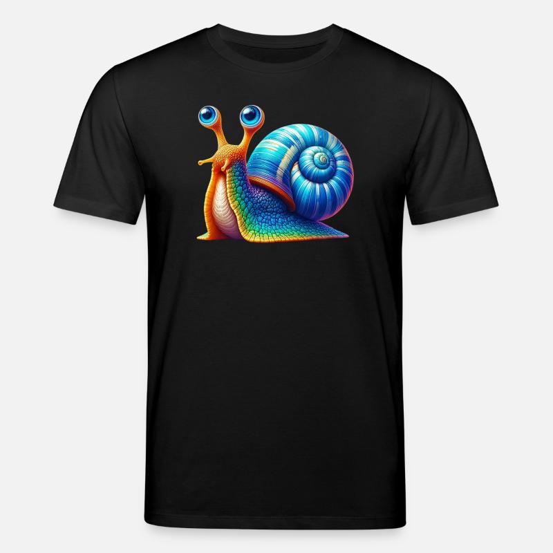 Snail - Stanley/Stella CREATOR Unisex Organic T-Shirt - black