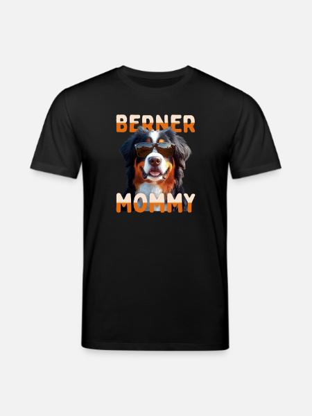 Berner Sennen Hund Mamma Mamma Morsdag Berner Sennen Mamma - Stanley/Stella CREATOR økologisk unisex T-skjorte - svart