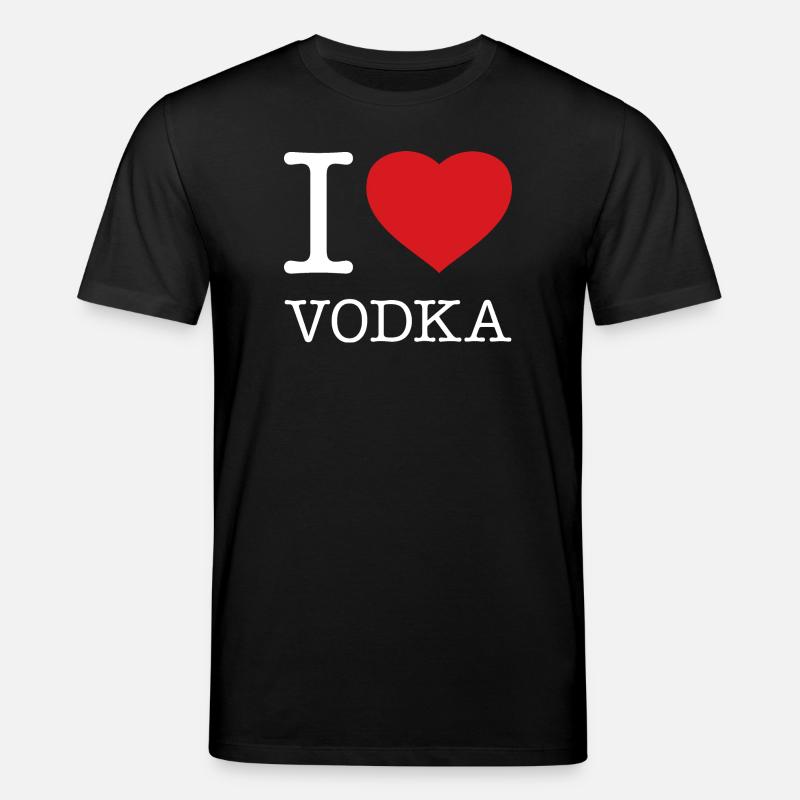 I LOVE VODKA - Stanley/Stella Unisex Bio-T-Shirt CREATOR  - Schwarz