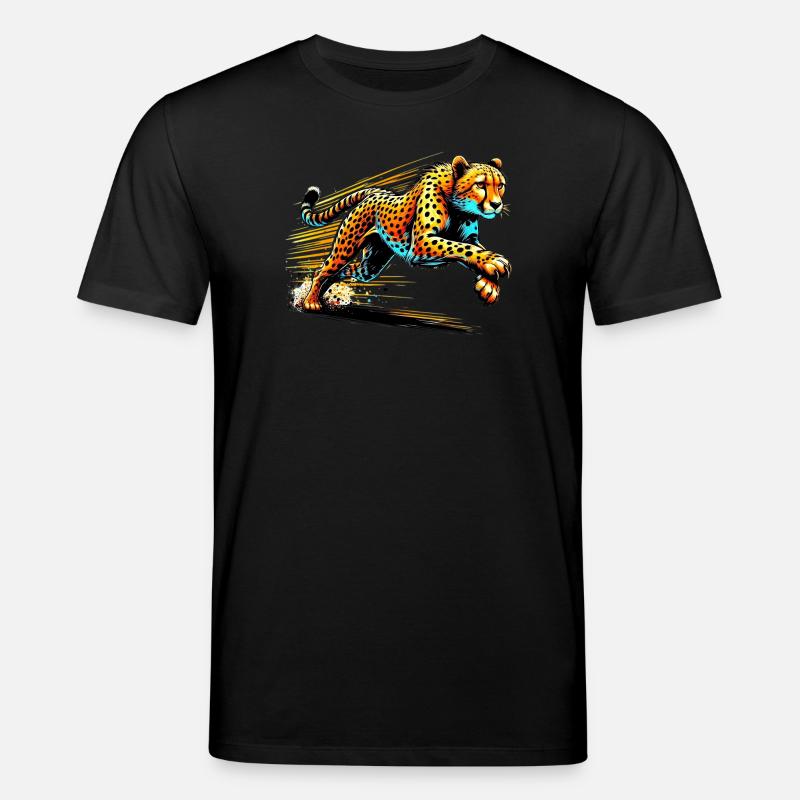 Guépard - T-shirt bio CREATOR Stanley/Stella Unisexe - noir