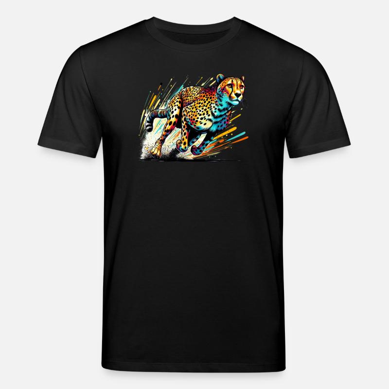 Guépard - T-shirt bio CREATOR Stanley/Stella Unisexe - noir