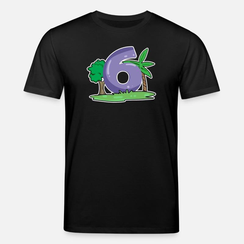 Nummer 6 Muster - Stanley/Stella Unisex Bio-T-Shirt CREATOR - Schwarz