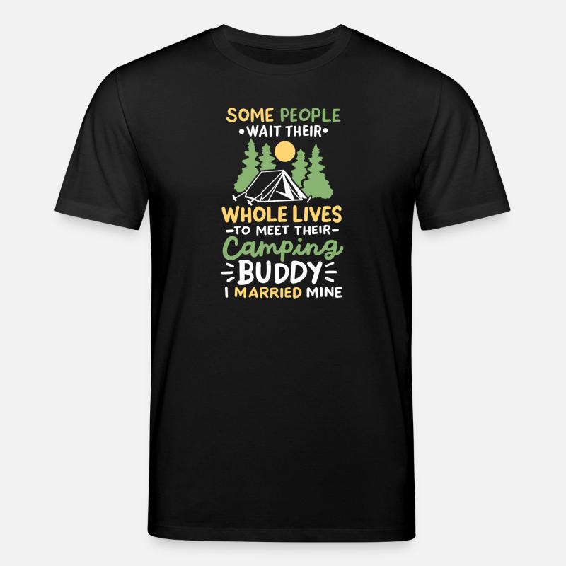 Camping Camper - Stanley/Stella Unisex Bio-T-Shirt CREATOR  - Schwarz