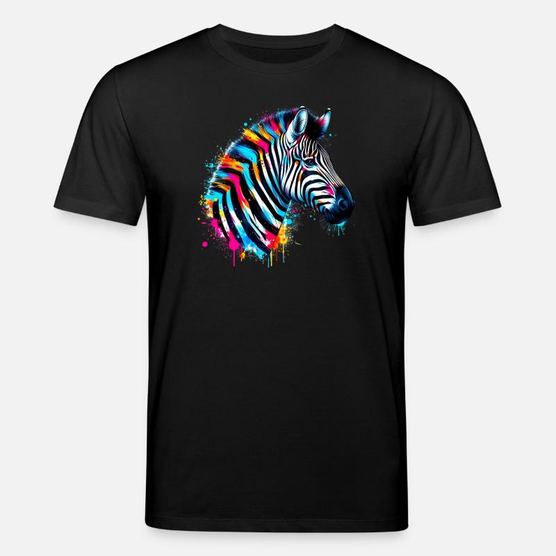 Zebra - Stanley/Stella Unisex Bio-T-Shirt CREATOR  - Schwarz