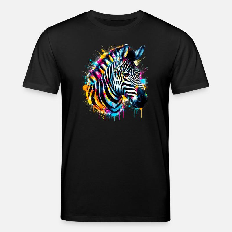 Zebra - Stanley/Stella Unisex Bio-T-Shirt CREATOR  - Schwarz