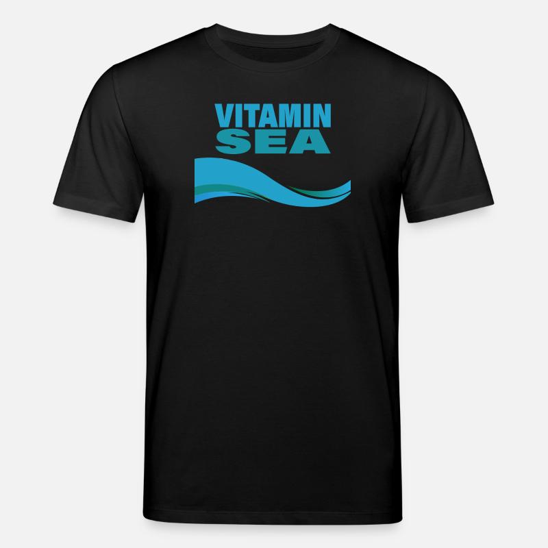 VITAMINE DE MER - T-shirt bio CREATOR Stanley/Stella Unisexe - noir