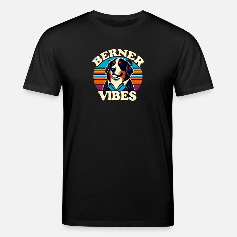 Berner Sennenhund - Stanley/Stella Unisex Bio-T-Shirt CREATOR  - Schwarz