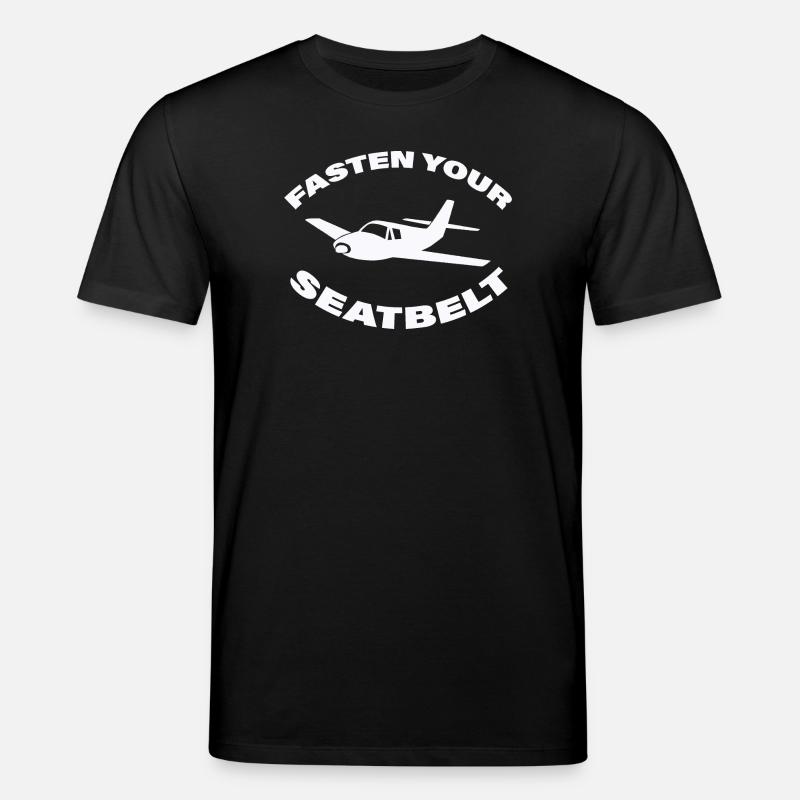FASTEN YOUR SEATBELT - Stanley/Stella Unisex Bio-T-Shirt CREATOR  - Schwarz