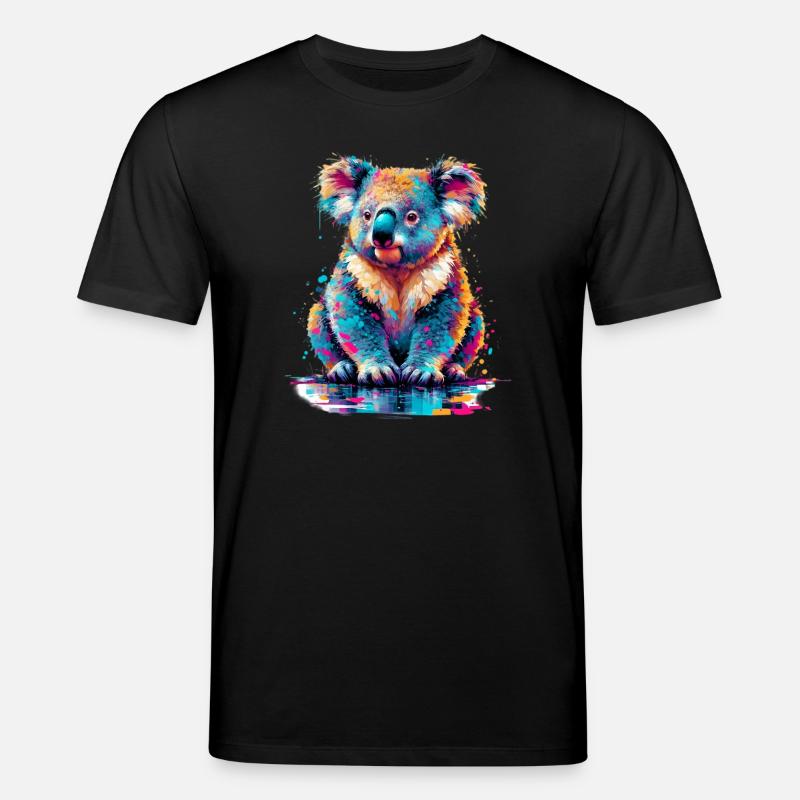 Koala - T-shirt bio CREATOR Stanley/Stella Unisexe - noir