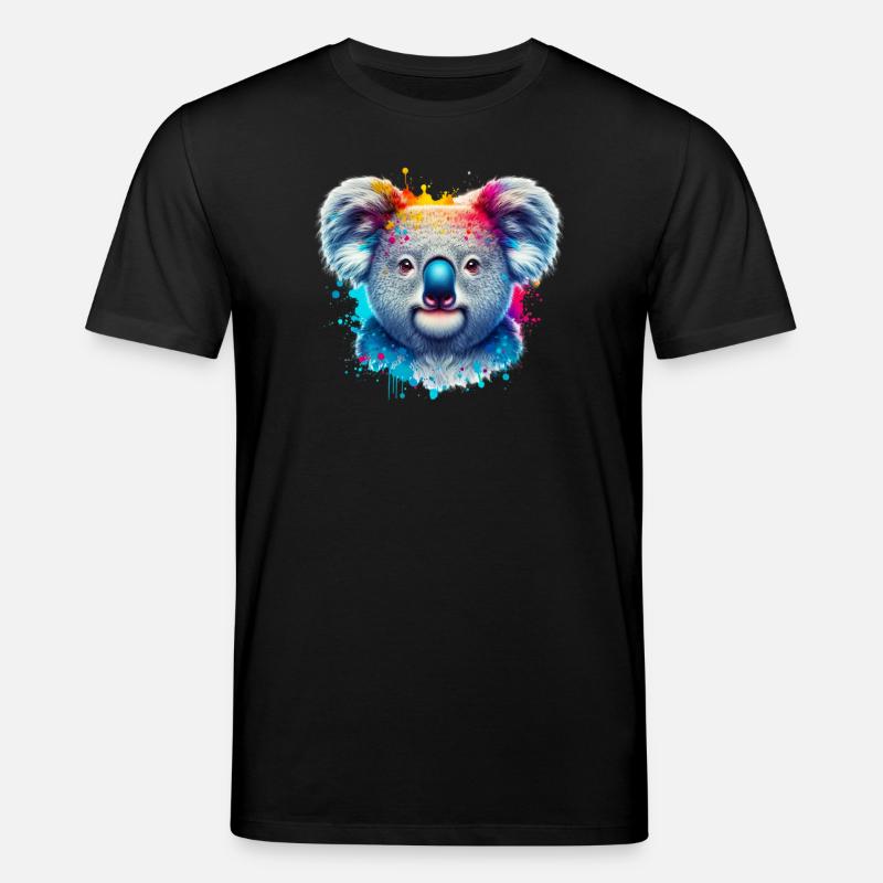 Koala - Stanley/Stella CREATOR Unisex Organic T-Shirt - black