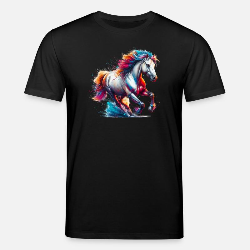 Cheval - T-shirt bio CREATOR Stanley/Stella Unisexe - noir