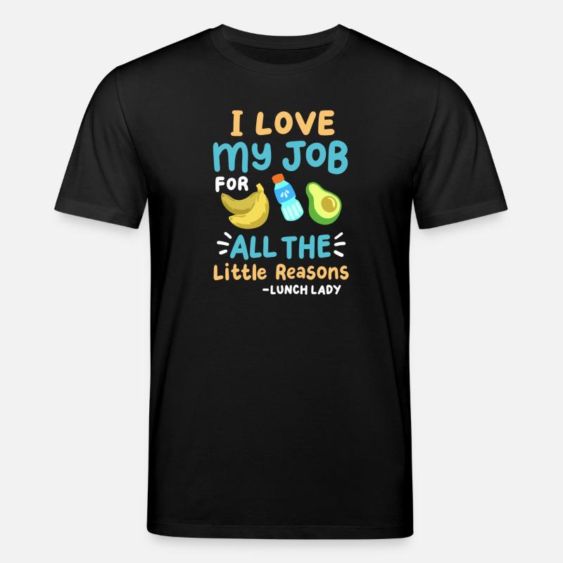 Schulessen Cafeteria-Mitarbeiterin - Stanley/Stella Unisex Bio-T-Shirt CREATOR  - Schwarz