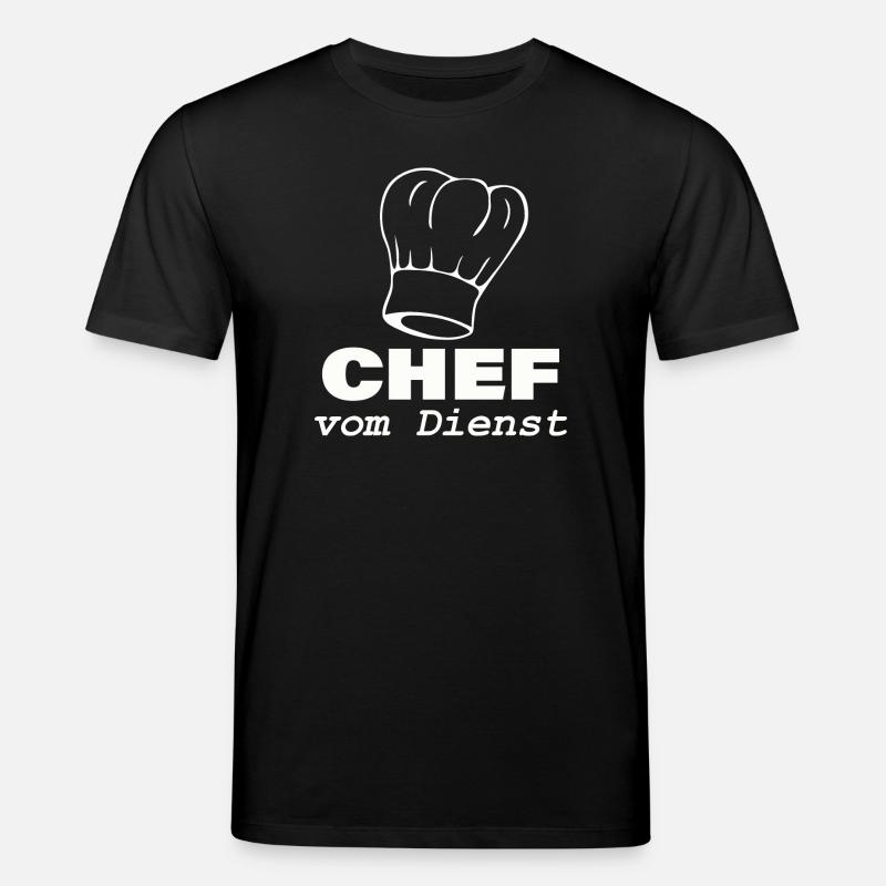 CHEF VOM DIENST - Stanley/Stella Unisex Bio-T-Shirt CREATOR  - Schwarz