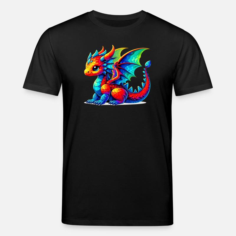 Drache - Stanley/Stella Unisex Bio-T-Shirt CREATOR  - Schwarz