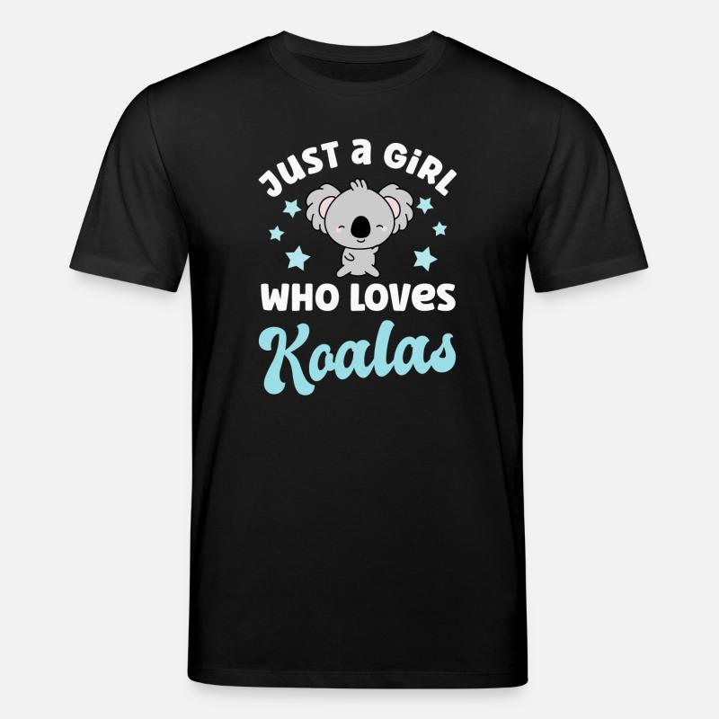 Koala Koalabär - Stanley/Stella Unisex Bio-T-Shirt CREATOR  - Schwarz