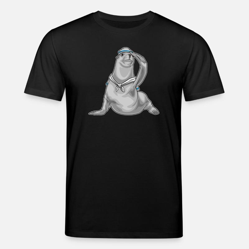 Chapeau de marin phoque - T-shirt bio CREATOR Stanley/Stella Unisexe - noir
