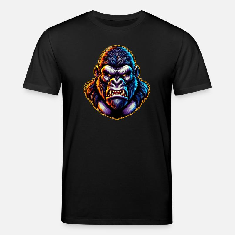 Gorilla - Stanley/Stella Unisex Bio-T-Shirt CREATOR  - Schwarz