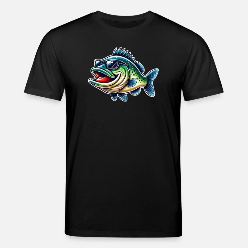 Pêche à la perche - T-shirt bio CREATOR Stanley/Stella Unisexe - noir