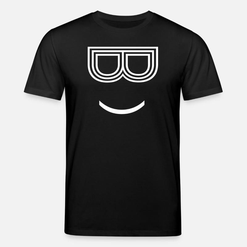 Dessin de visage cool - T-shirt bio CREATOR Stanley/Stella Unisexe - noir