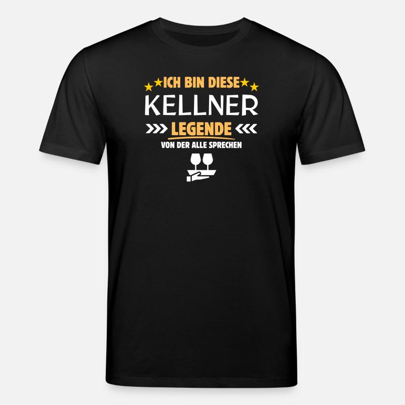Kellner Legende - Stanley/Stella Unisex Bio-T-Shirt CREATOR  - Schwarz
