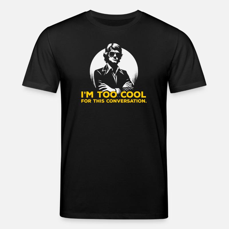 Bold Silhouette Slogan Tee - Stanley/Stella Unisex Bio-T-Shirt CREATOR - Schwarz