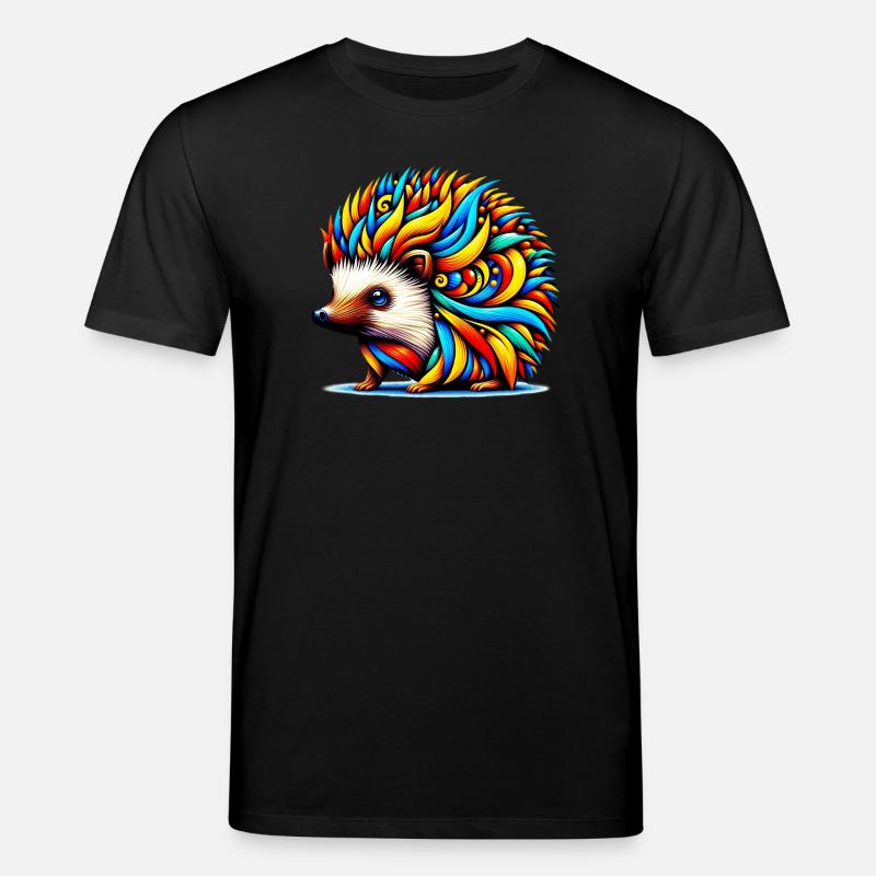 Igel - Stanley/Stella Unisex Bio-T-Shirt CREATOR  - Schwarz