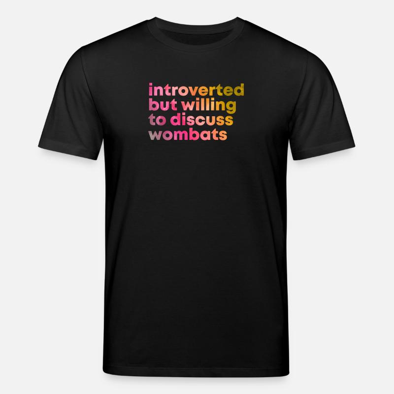 Wombat - Stanley/Stella Unisex Bio-T-Shirt CREATOR  - Schwarz