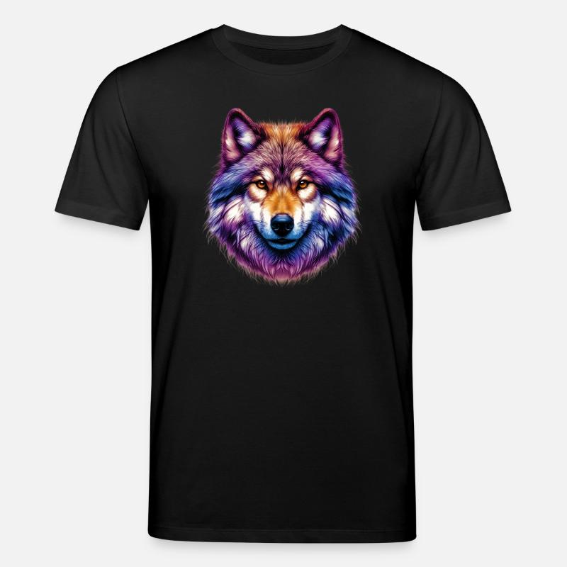 Wolf - Stanley/Stella Unisex Bio-T-Shirt CREATOR  - Schwarz
