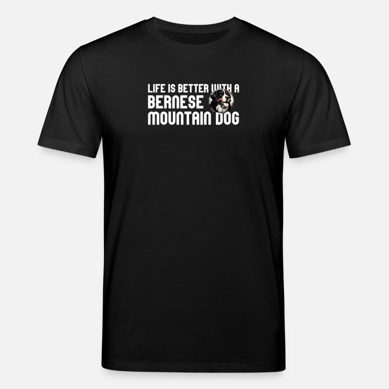 Berner Sennenhund - Stanley/Stella Unisex Bio-T-Shirt CREATOR  - Schwarz