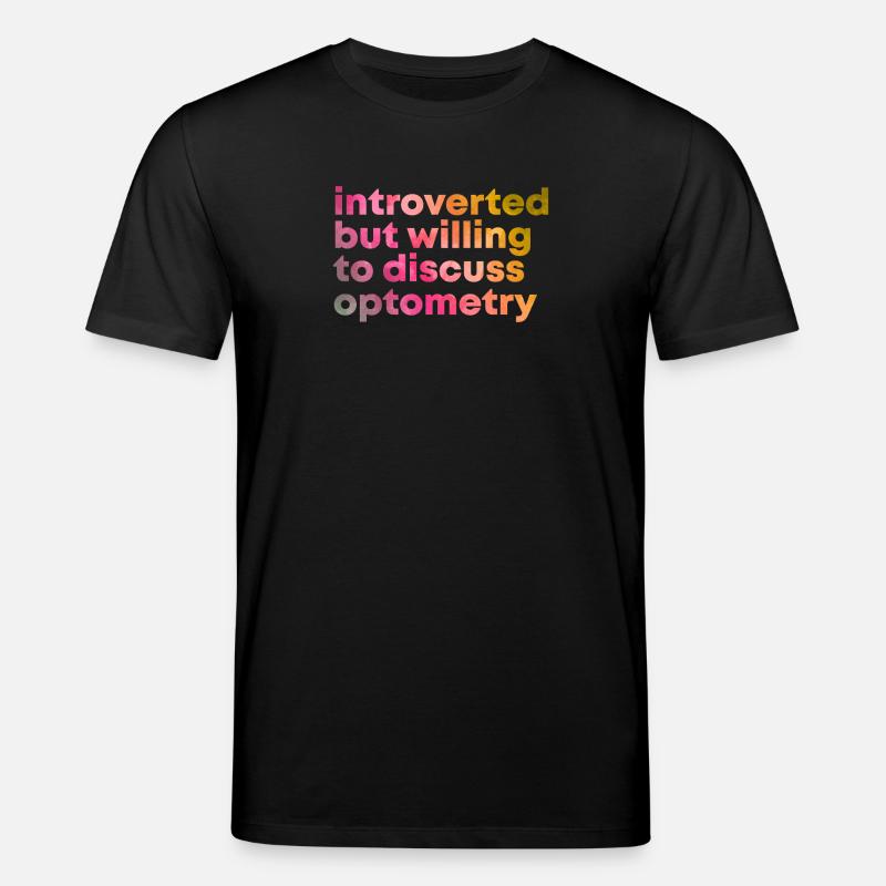 Optométrie - T-shirt bio CREATOR Stanley/Stella Unisexe - noir
