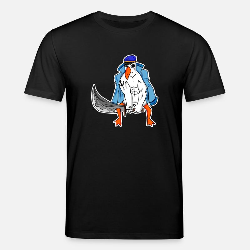 Muscles de la mouette - T-shirt bio CREATOR Stanley/Stella Unisexe - noir