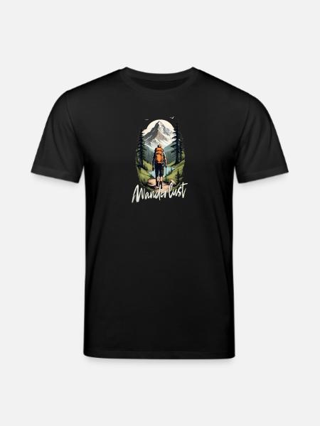 Wandern - Stanley/Stella Unisex Bio-T-Shirt CREATOR - Schwarz