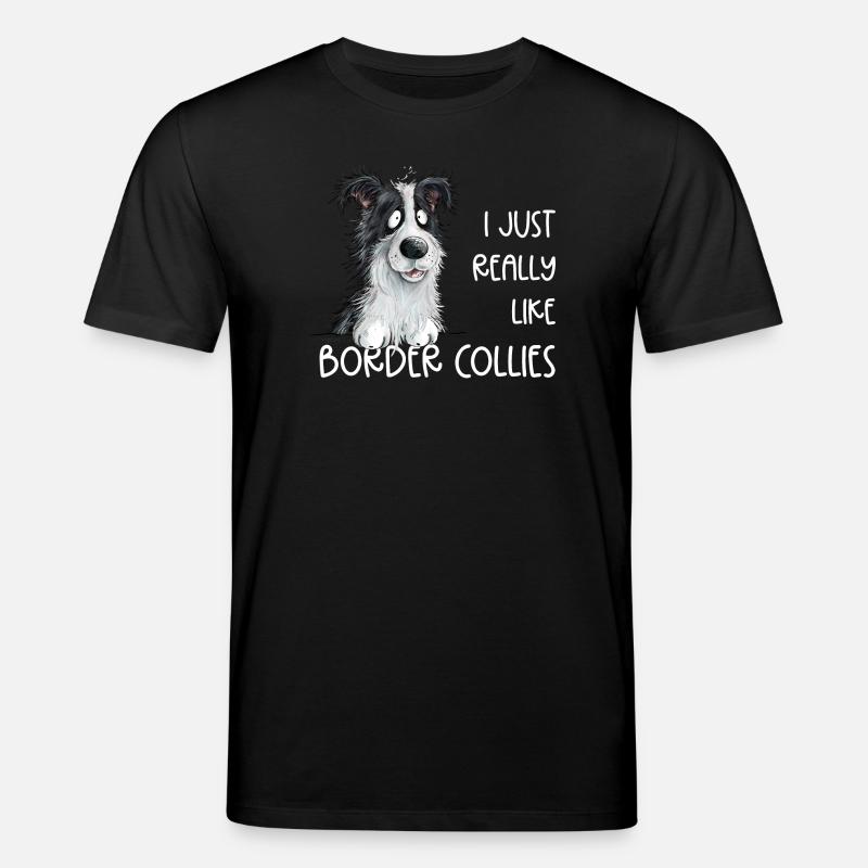 Drolliger Border Collie Hund Spruch - Stanley/Stella Unisex Bio-T-Shirt CREATOR  - Schwarz
