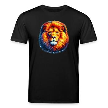 Lion - T-shirt bio CREATOR Stanley/Stella Unisexe - noir - Devant - Alina (178cm) & Michal (187cm)