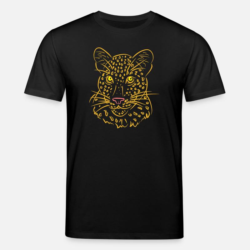 Leopard - Stanley/Stella Unisex Bio-T-Shirt CREATOR  - Schwarz