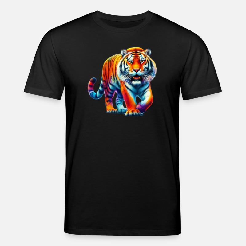 Tiger - Stanley/Stella Unisex Bio-T-Shirt CREATOR  - Schwarz