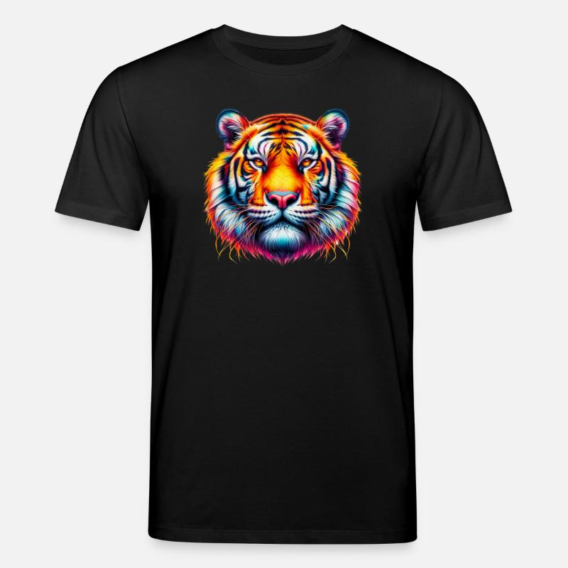 Tiger - Stanley/Stella Unisex Bio-T-Shirt CREATOR  - Schwarz
