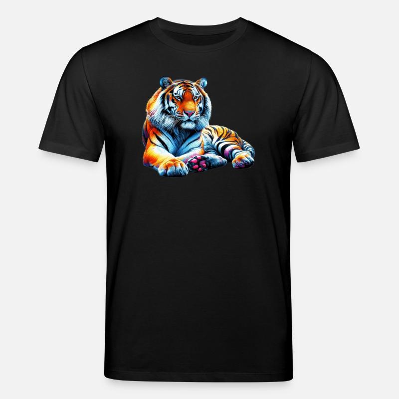 Tiger - Stanley/Stella Unisex Bio-T-Shirt CREATOR  - Schwarz