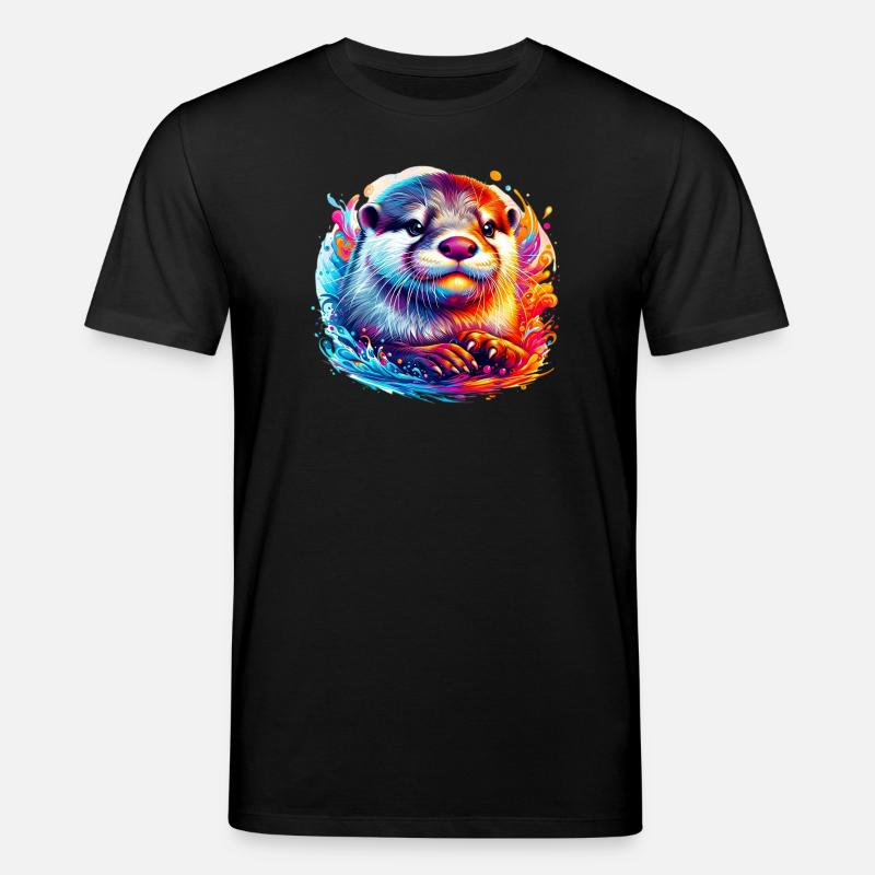 Loutre - T-shirt bio CREATOR Stanley/Stella Unisexe - noir