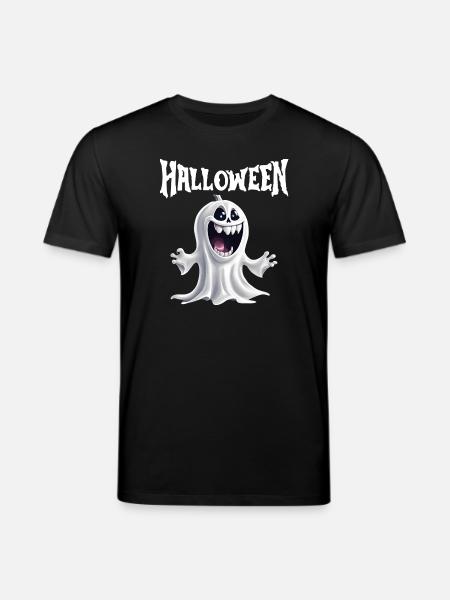 halloween, fantôme, fêter halloween - T-shirt bio CREATOR Stanley/Stella Unisexe - noir