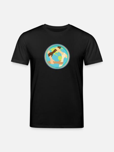 Unité mondiale et entraide - T-shirt bio CREATOR Stanley/Stella Unisexe - noir