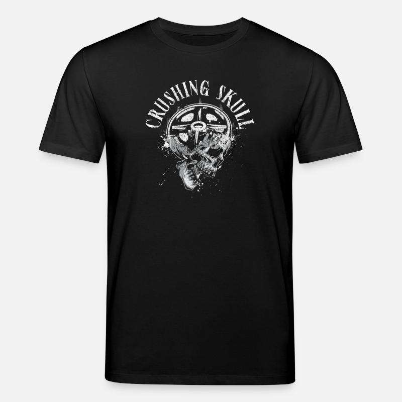 Zermalmendes Schädel-Powerlifting - Stanley/Stella Unisex Bio-T-Shirt CREATOR  - Schwarz