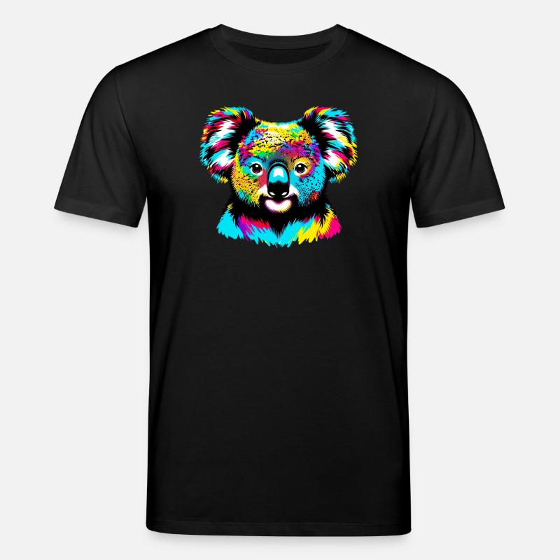 Koala - Stanley/Stella CREATOR Unisex Organic T-Shirt - black