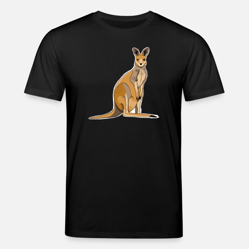 Känguru - Stanley/Stella Unisex Bio-T-Shirt CREATOR  - Schwarz