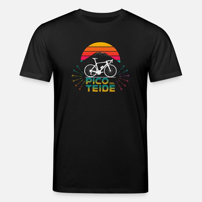 Pico del Teide Radabenteuer - Stanley/Stella Unisex Bio-T-Shirt CREATOR  - Schwarz