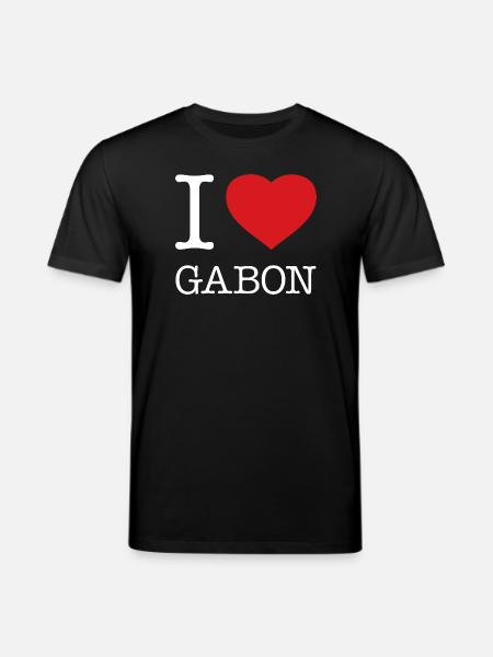 J’ADORE LE GABON - T-shirt bio CREATOR Stanley/Stella Unisexe - noir