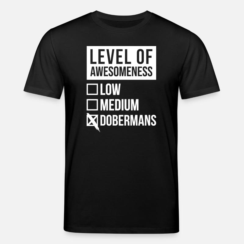 Dobermann - Stanley/Stella Unisex Bio-T-Shirt CREATOR  - Schwarz
