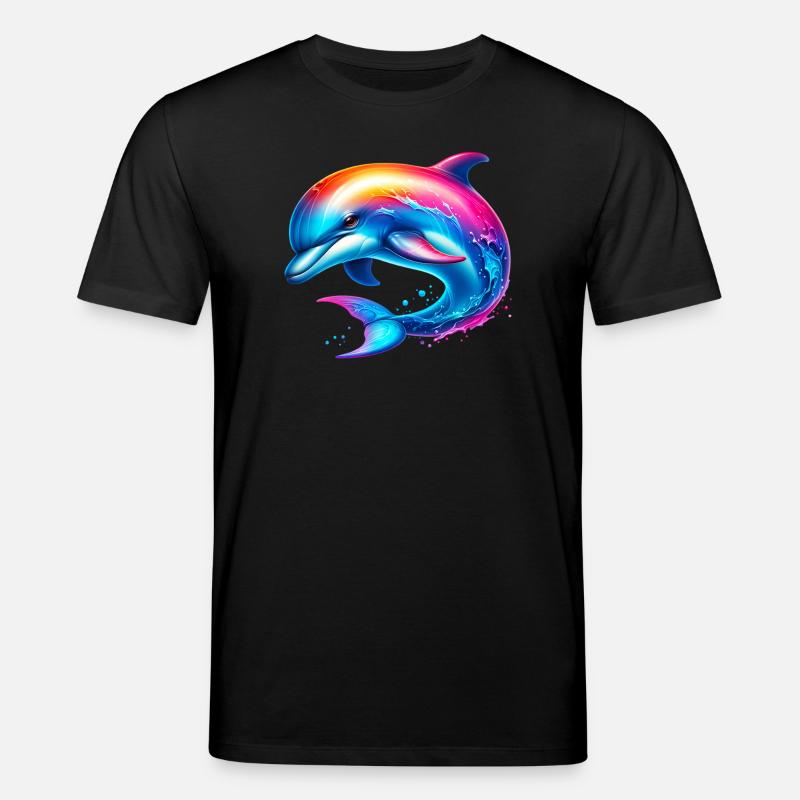 Delfin - Stanley/Stella Unisex Bio-T-Shirt CREATOR  - Schwarz