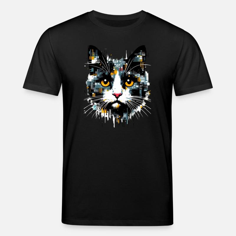 Chat - T-shirt bio CREATOR Stanley/Stella Unisexe - noir