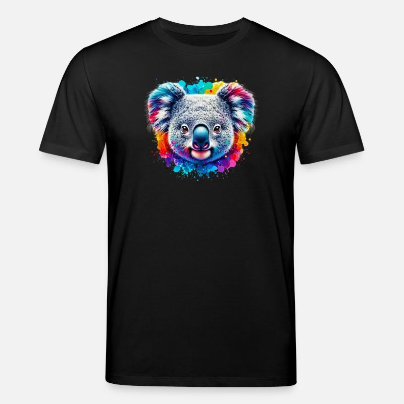 Koala - Stanley/Stella Unisex Bio-T-Shirt CREATOR  - Schwarz